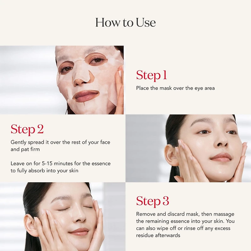 Brightening Serum Facial Treatment Sheet Masks