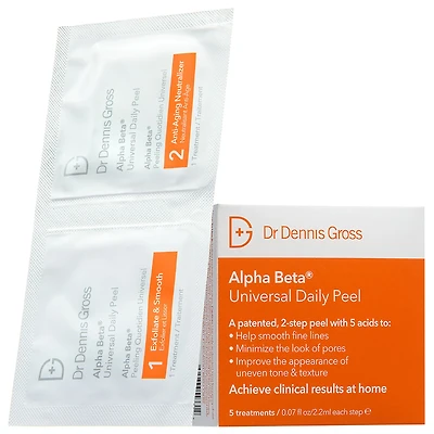 Tampons exfoliants quotidiens universels Alpha Beta®