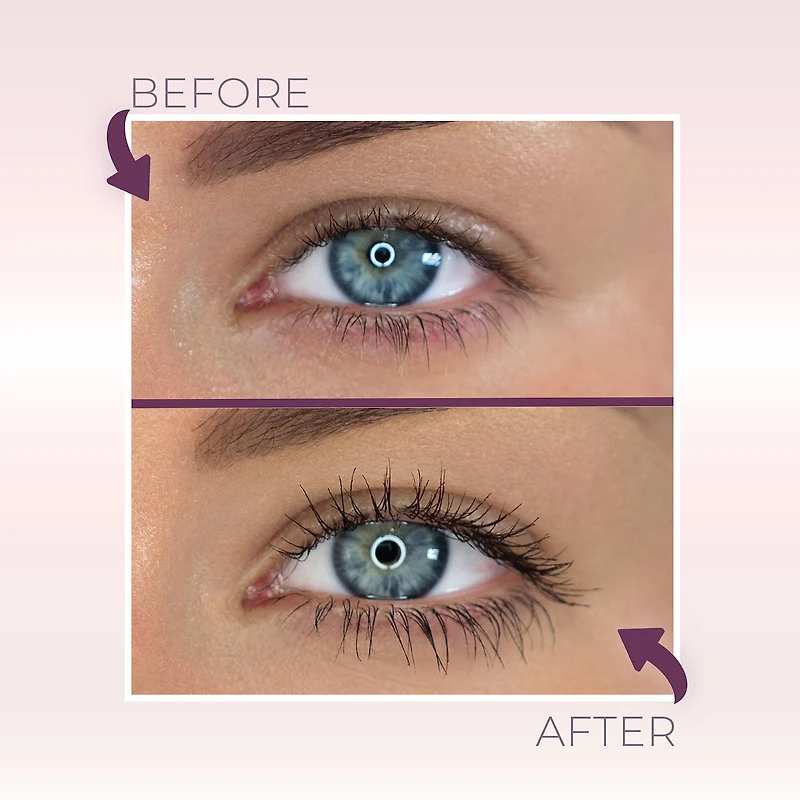 Mascara volumisant et allongeant tube amplifié