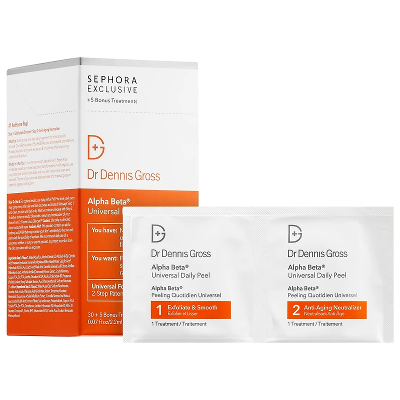 Tampons exfoliants quotidiens universels Alpha Beta®
