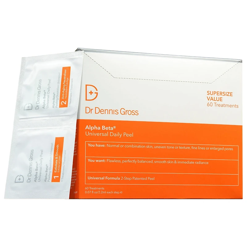 Tampons exfoliants quotidiens universels Alpha Beta®