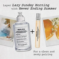 Eau de toilette Lazy Sunday Morning ’REPLICA’ avec musc blanc, muguet et iris