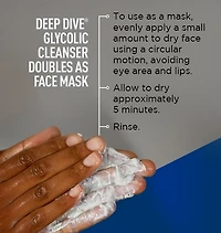 Nettoyant visage glycolique Deep Dive™