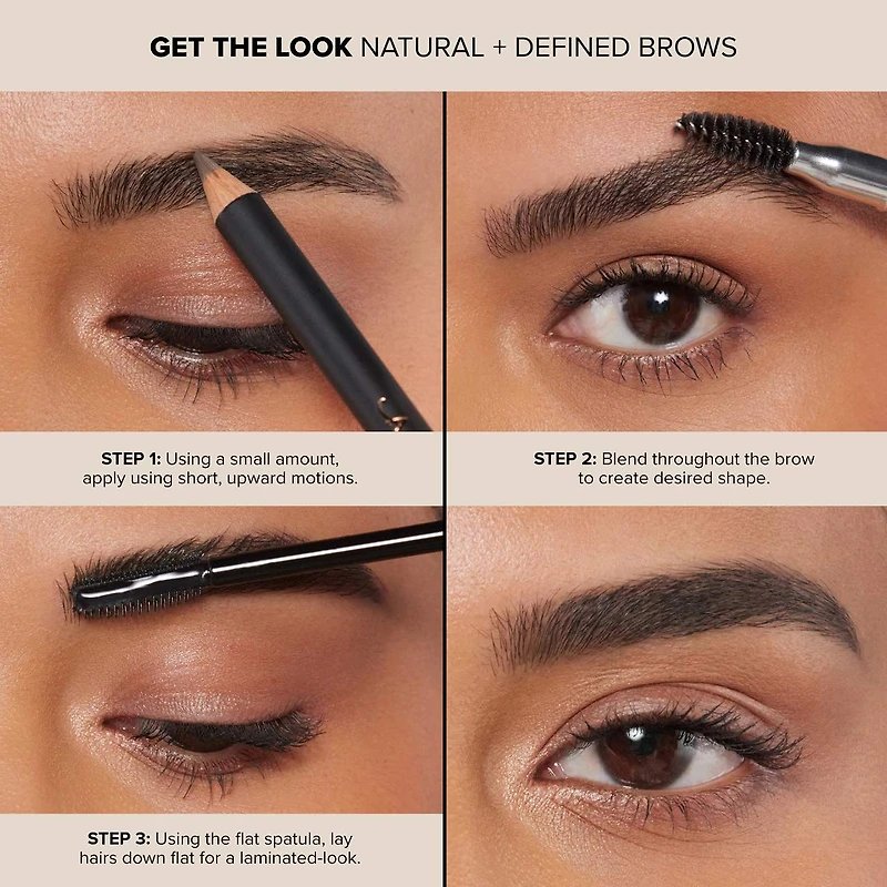 Crayon à sourcils double extrémité de crème poudre Perfect Brow