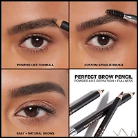 Crayon à sourcils double extrémité de crème poudre Perfect Brow