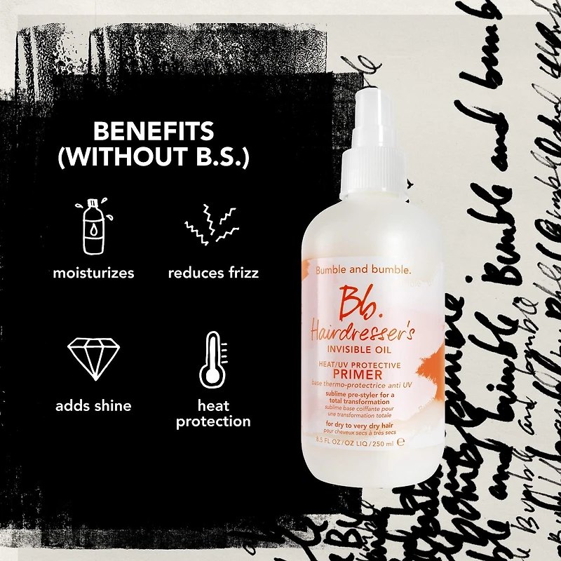 Base revitalisante thermoprotectrice Invisible hairdresser’s Oil
