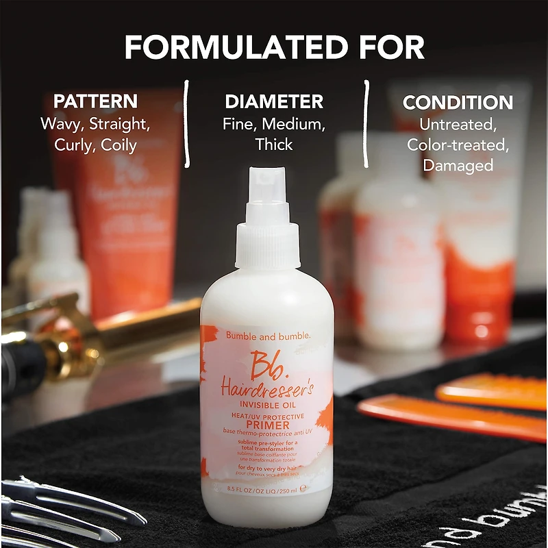 Hairdresser’s Invisible Oil Heat Protectant Leave Conditioner Primer
