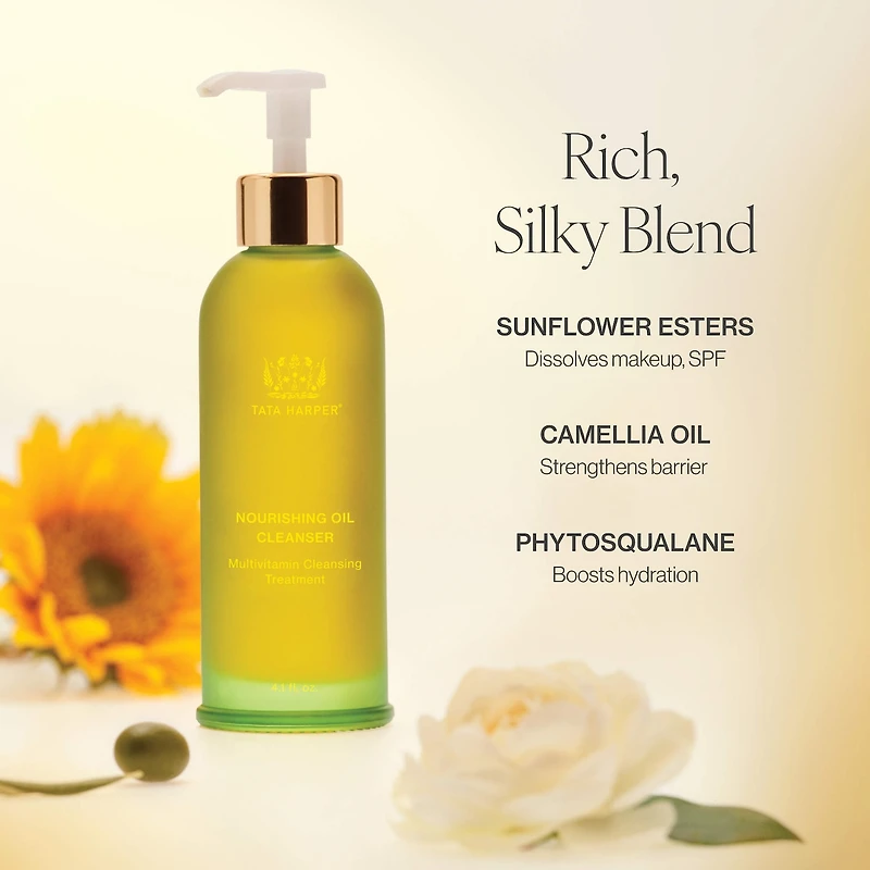 Nourishing Makeup Removing Oil Cleanser with Squalene and Vitamin E