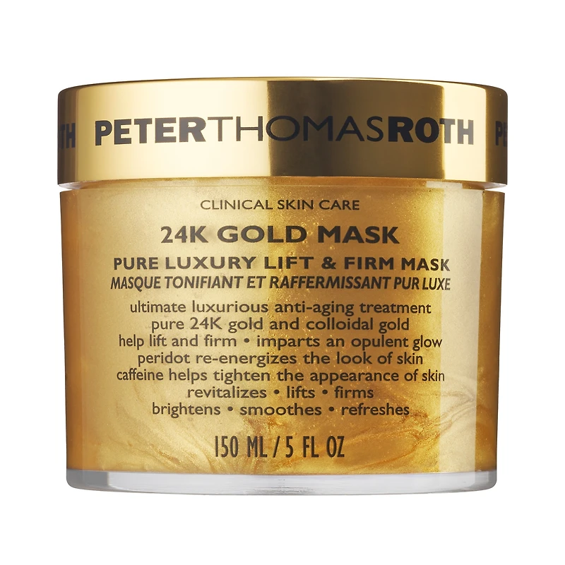 24K Gold Mask Masque tonifiant et raffermissant pur luxe