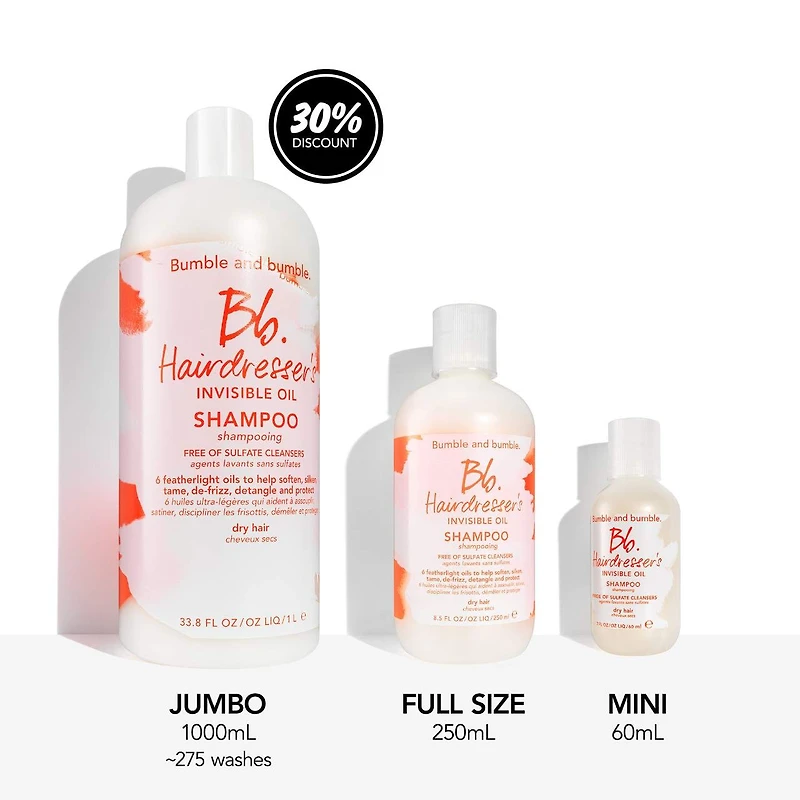 Shampoing Hairdresser’s Invisible Oil