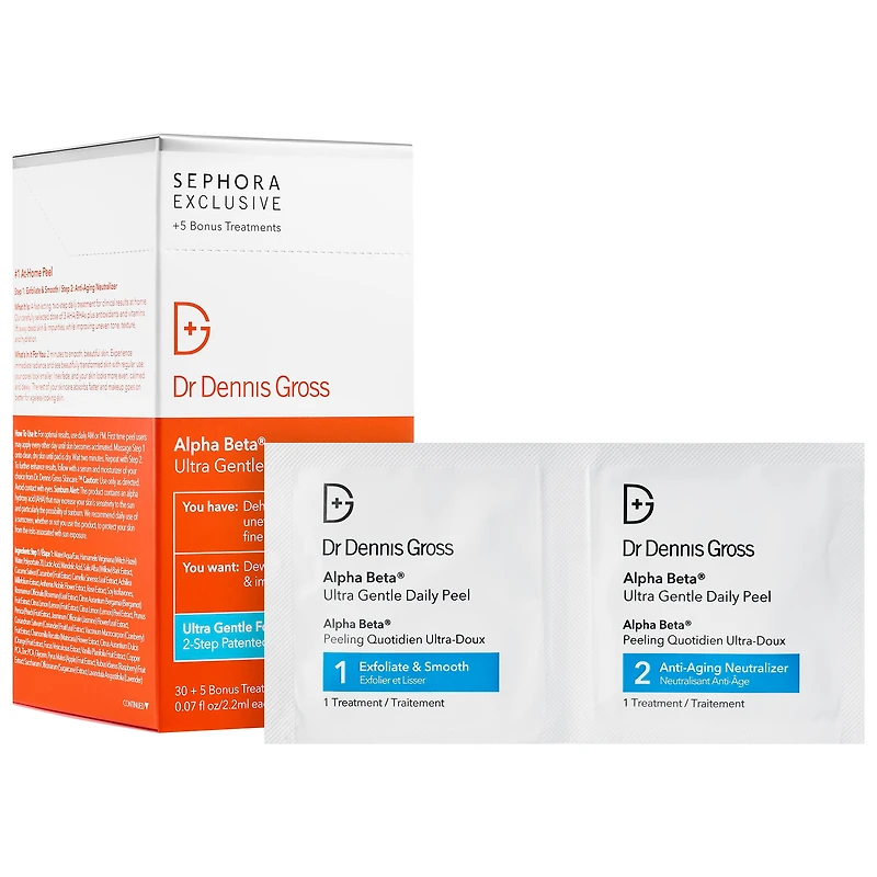 Tampons exfoliants quotidiens ultradoux pour peau sensible Alpha Beta®