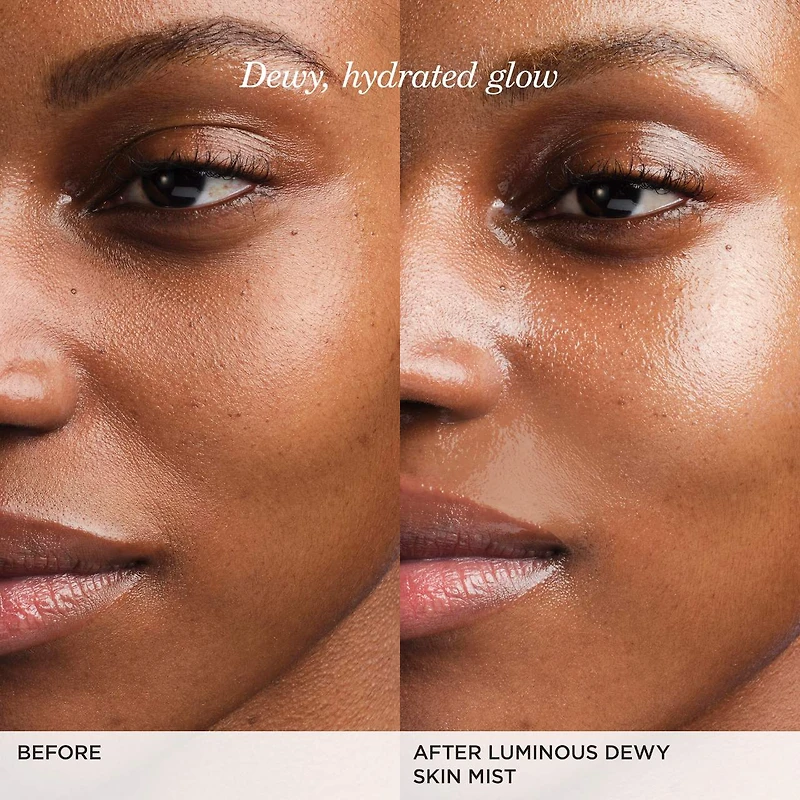 Brume rafraichissante Luminous 2-en-1, vaporisateur de finition et hydratant