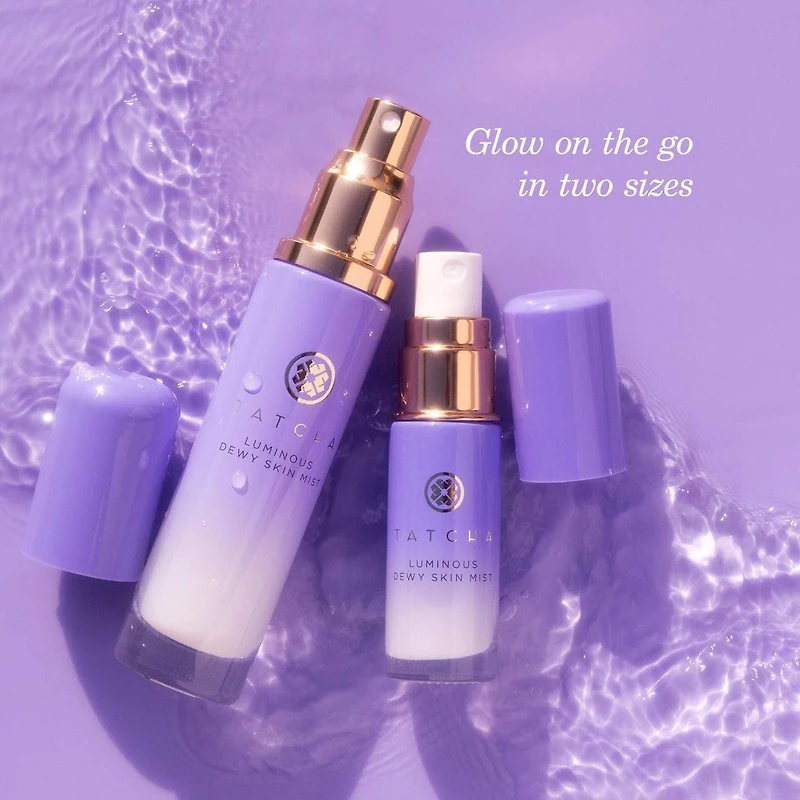 Brume rafraichissante Luminous 2-en-1, vaporisateur de finition et hydratant