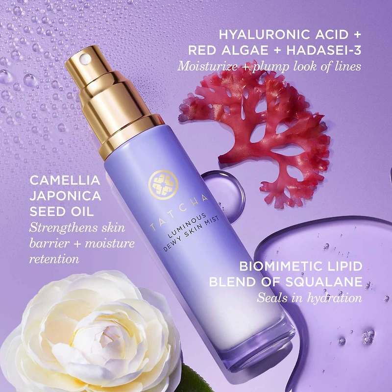 Brume rafraichissante Luminous 2-en-1, vaporisateur de finition et hydratant