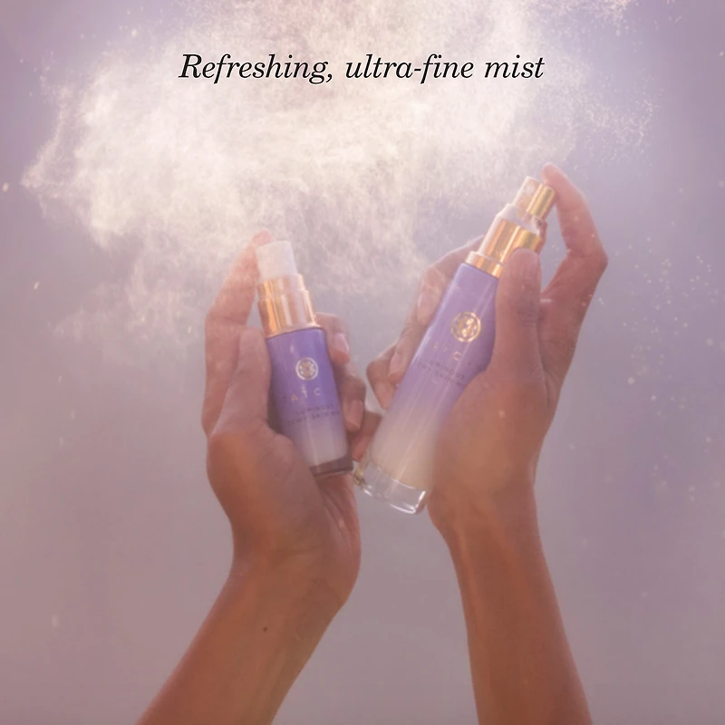 Brume rafraichissante Luminous 2-en-1, vaporisateur de finition et hydratant