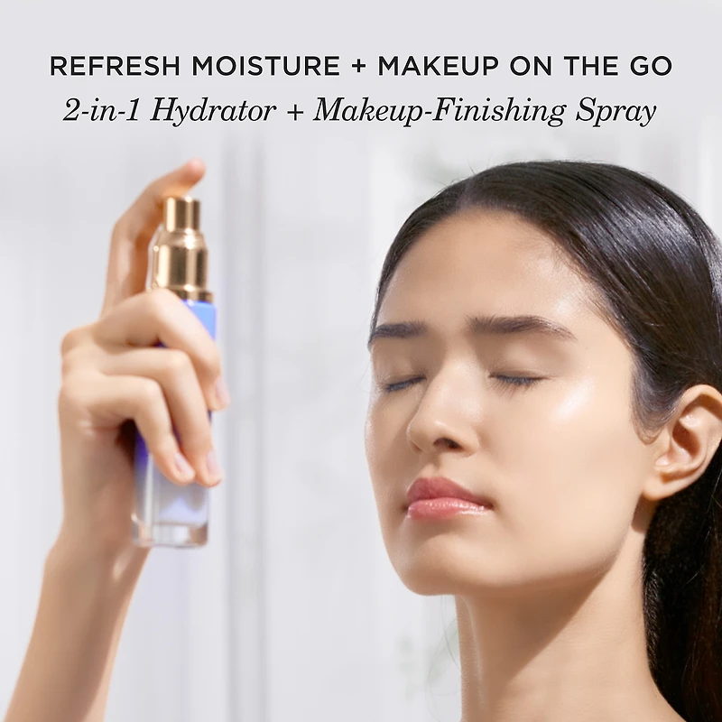 Brume rafraichissante Luminous 2-en-1, vaporisateur de finition et hydratant