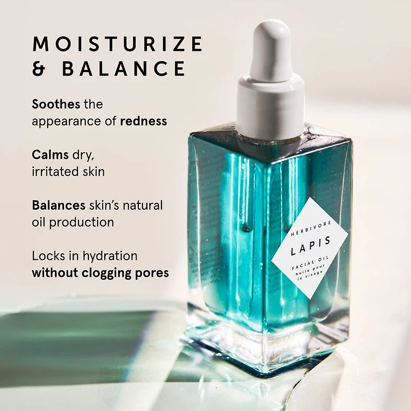 Huile pour le visage à la tanaisie bleue peau grasse et tendance acnéique Lapis