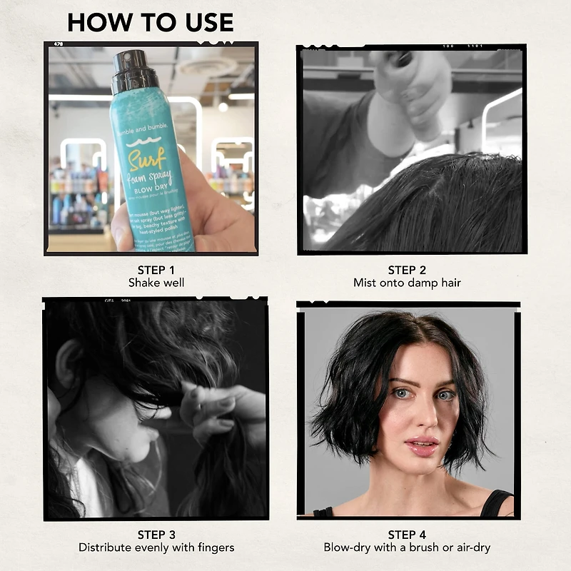 Surf Foam Spray Blow Dry Mousse