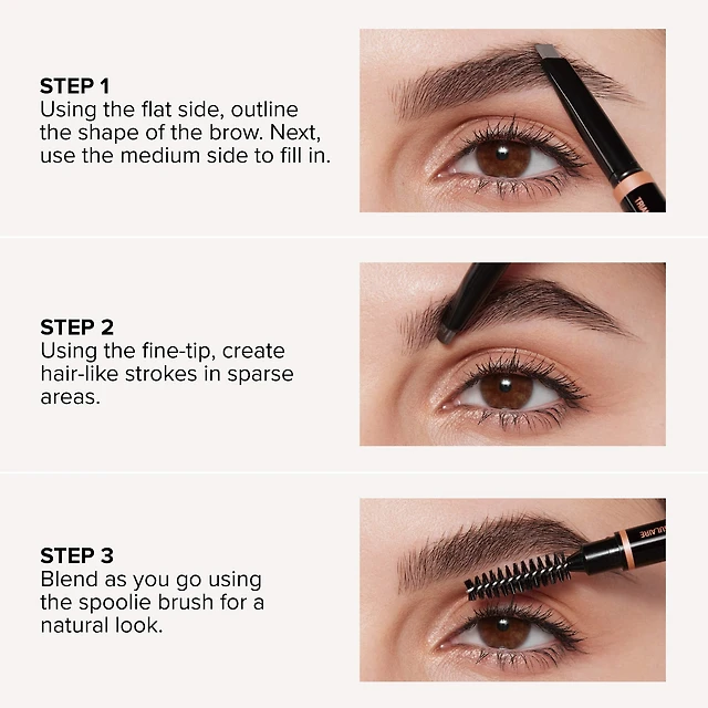 Brow Definer 3-in-1 Easy Define, Fill, & Detail Eyebrow Pencil