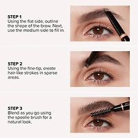 Brow Definer 3-in-1 Easy Define, Fill, & Detail Eyebrow Pencil