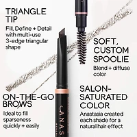 Brow Definer 3-in-1 Easy Define, Fill, & Detail Eyebrow Pencil