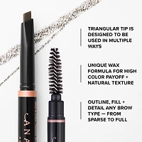 Brow Definer 3-in-1 Easy Define, Fill, & Detail Eyebrow Pencil