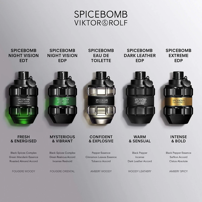 Eau de parfum Spicebomb Extreme avec vanille bourbon et tabac