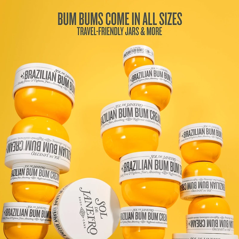 Mini Brazilian Bum Bum Visibly Firming Refillable Body Cream with Caffeine-Rich Guaranà