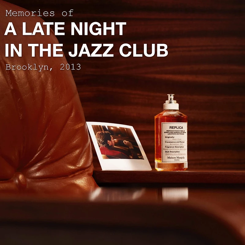 Eau de toilette en vaporisateur de voyage Jazz Club de REPLICA’ avec feuilles de tabac et rhum