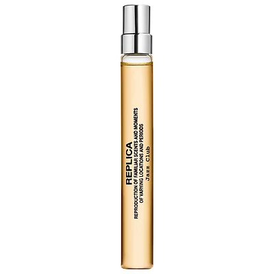 Maison Margiela REPLICA' Jazz Club Eau de Toilette Travel Spray with Tobacco Leaf & Rum 0.34 oz/ 10 mL