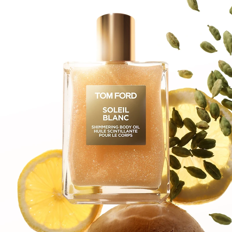 Huile scintillante pour le corps Soleil Blanc