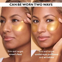 Timbres de gel hydratants pour les yeux 24K Gold Pure Luxury Liftants et raffermissants