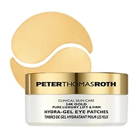 Timbres de gel hydratants pour les yeux 24K Gold Pure Luxury Liftants et raffermissants