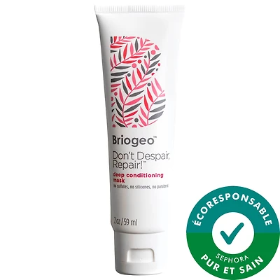 Briogeo Mini Don't Despair, Repair!™ Masque capillaire hydratation en profondeur 2 oz/ 59 mL