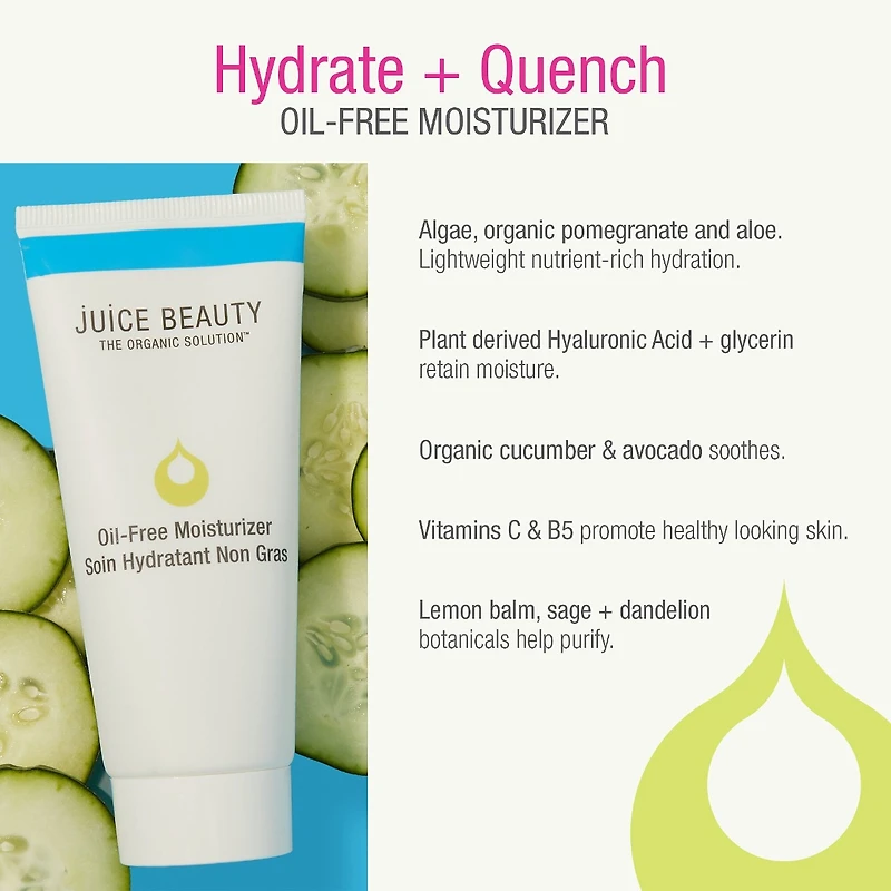 Fluide hydratant non gras