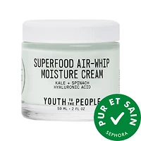 Hydratant léger pour le visage aux superaliments AirWhip à l’acide hyaluronique