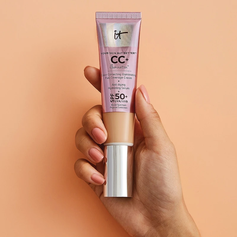 Mini crème CC+ illuminatrice avec FPS 50+