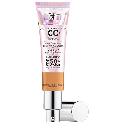 Mini crème CC+ illuminatrice avec FPS 50+