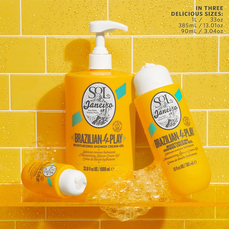 Crème de douche hydratante Brazilian 4 Play