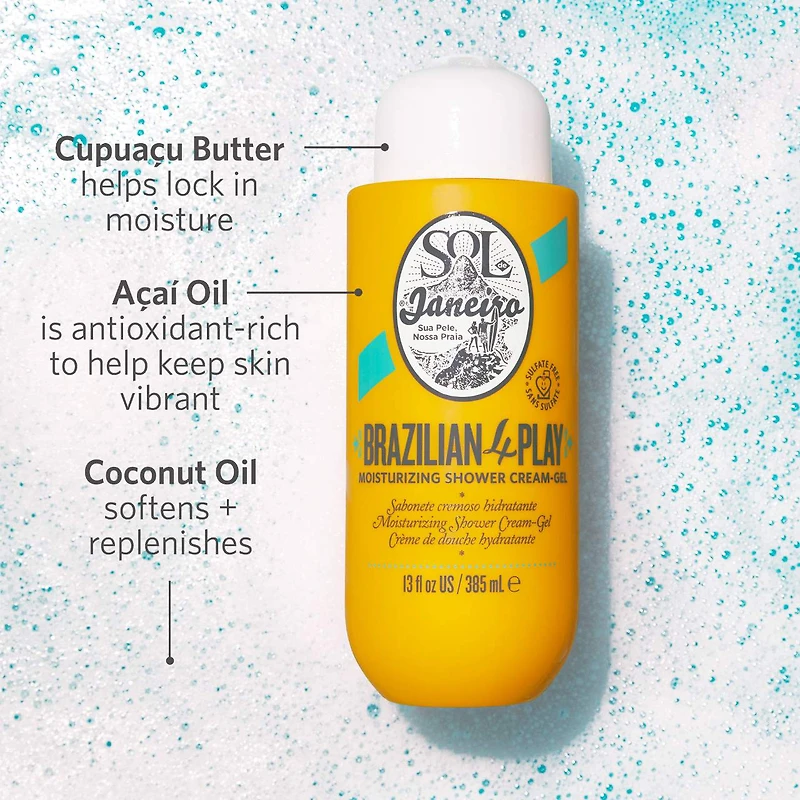 Crème de douche hydratante Brazilian 4 Play