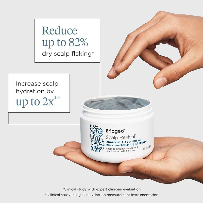 Shampoing micro-exfoliant charbon et huile de coco pour cuir chevelu Scalp Revival™