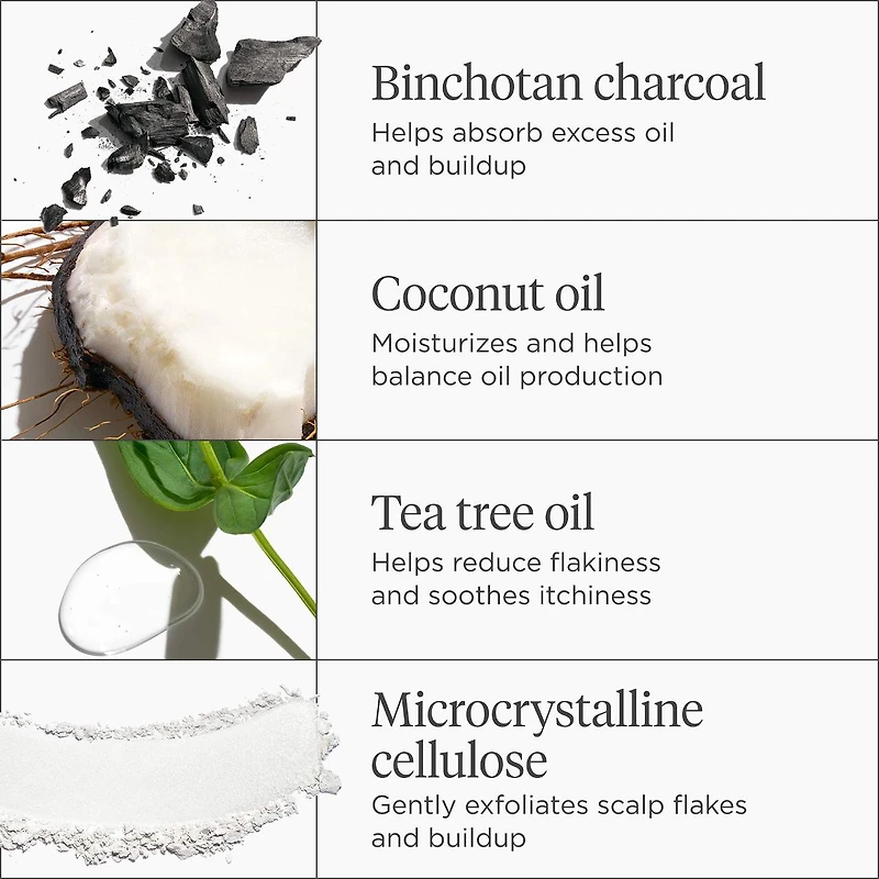 Shampoing micro-exfoliant charbon et huile de coco pour cuir chevelu Scalp Revival™