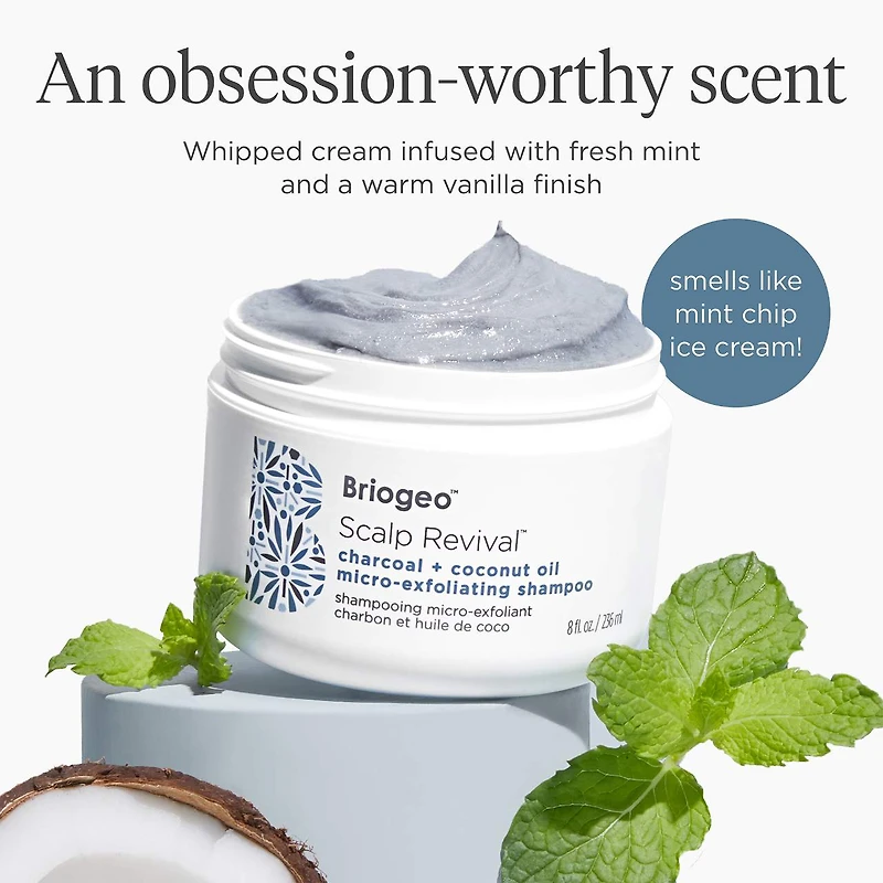 Shampoing micro-exfoliant charbon et huile de coco pour cuir chevelu Scalp Revival™