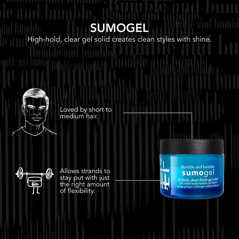 Gel coiffant haute tenue Sumogel