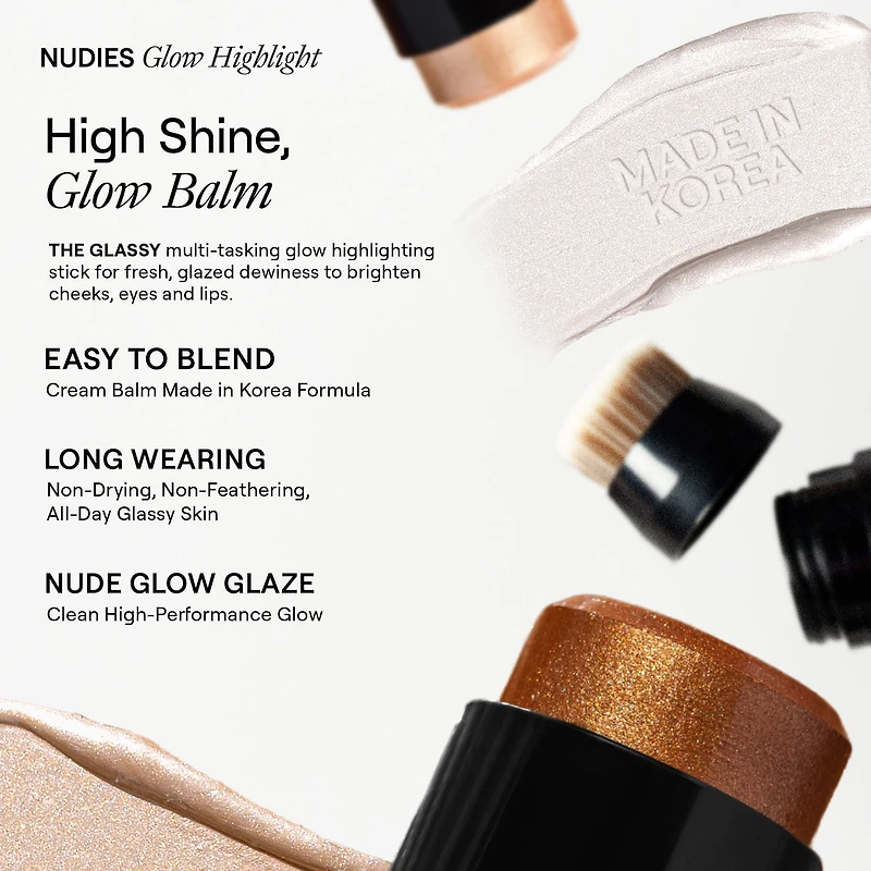 Bâton illuminateur en crème Nudies Glow