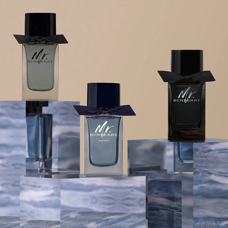 Eau de parfum Mr. Burberry avec patchouli et vétiver