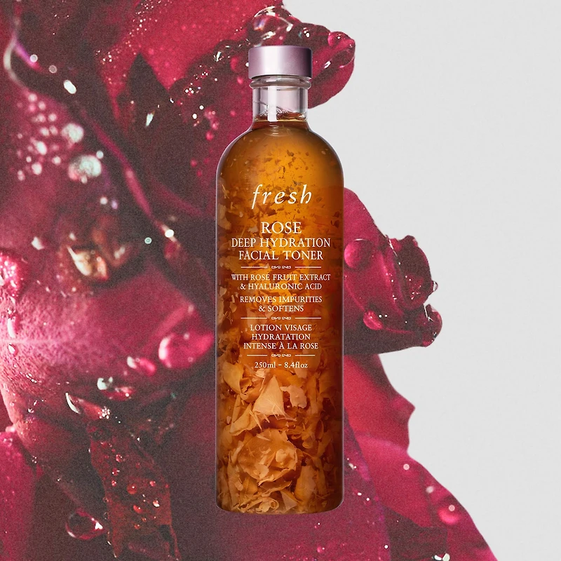 Lotion tonique hydratation profonde à la rose et l’acide hyaluronique
