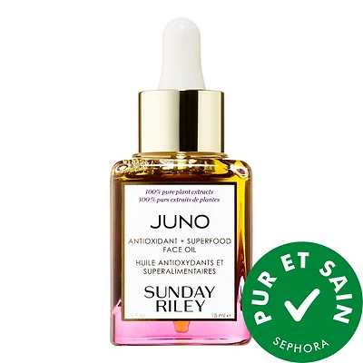 Huile pour le visage Antioxydante + Superaliments Juno