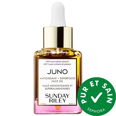 Huile pour le visage Antioxydante + Superaliments Juno