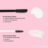 Gel à sourcils transparent 24-HR Brow Setter avec effet laminé